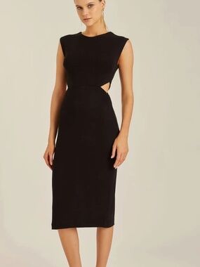 Lenny Niemeyer Side Cut Out Midi Dress - S 🌟